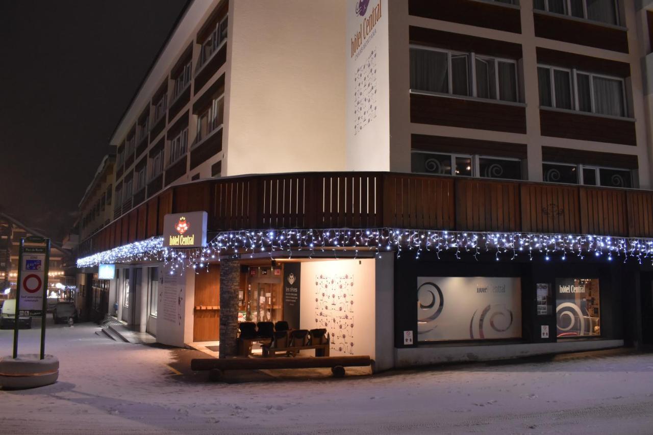 Hotel Central, Spa & Lounge Bar Crans-Montana Dış mekan fotoğraf