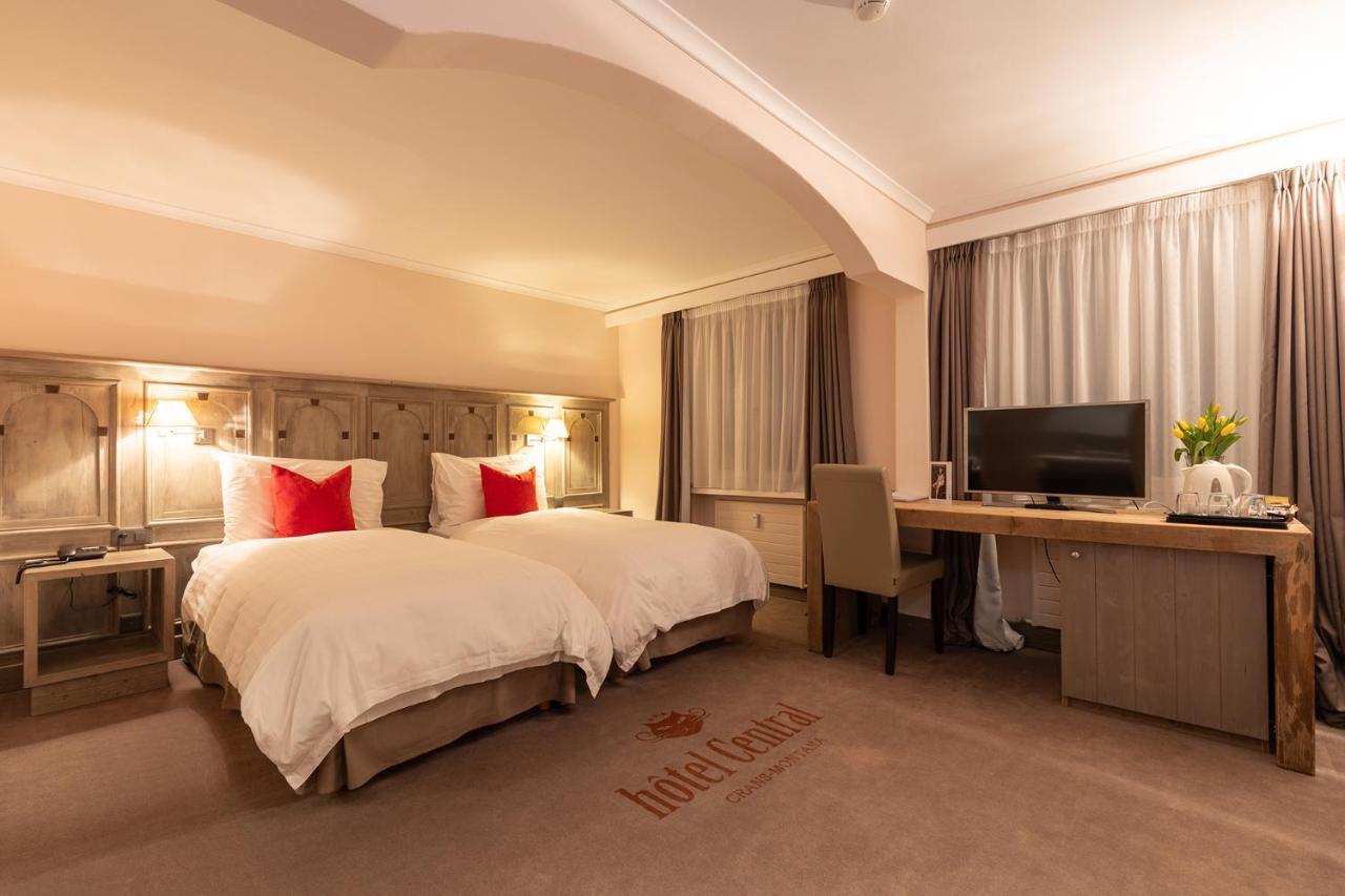 Hotel Central, Spa & Lounge Bar Crans-Montana Dış mekan fotoğraf